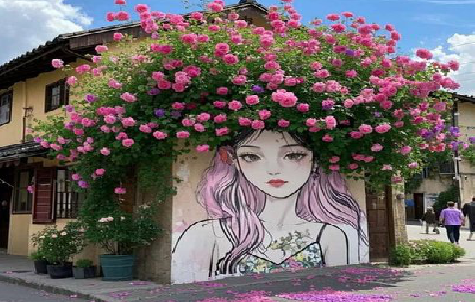 长寿怎么设计网红打卡墙绘