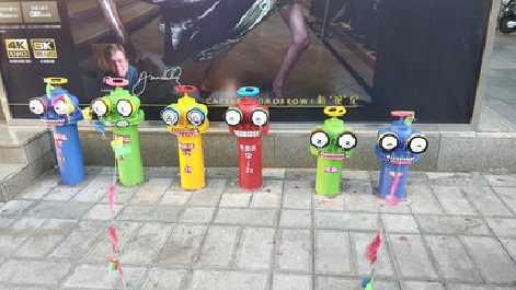 长寿商业区彩绘