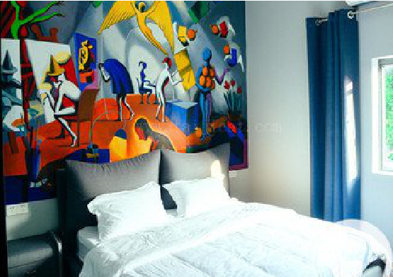 长寿对于酒店的墙体彩绘而言更注重哪些方面？